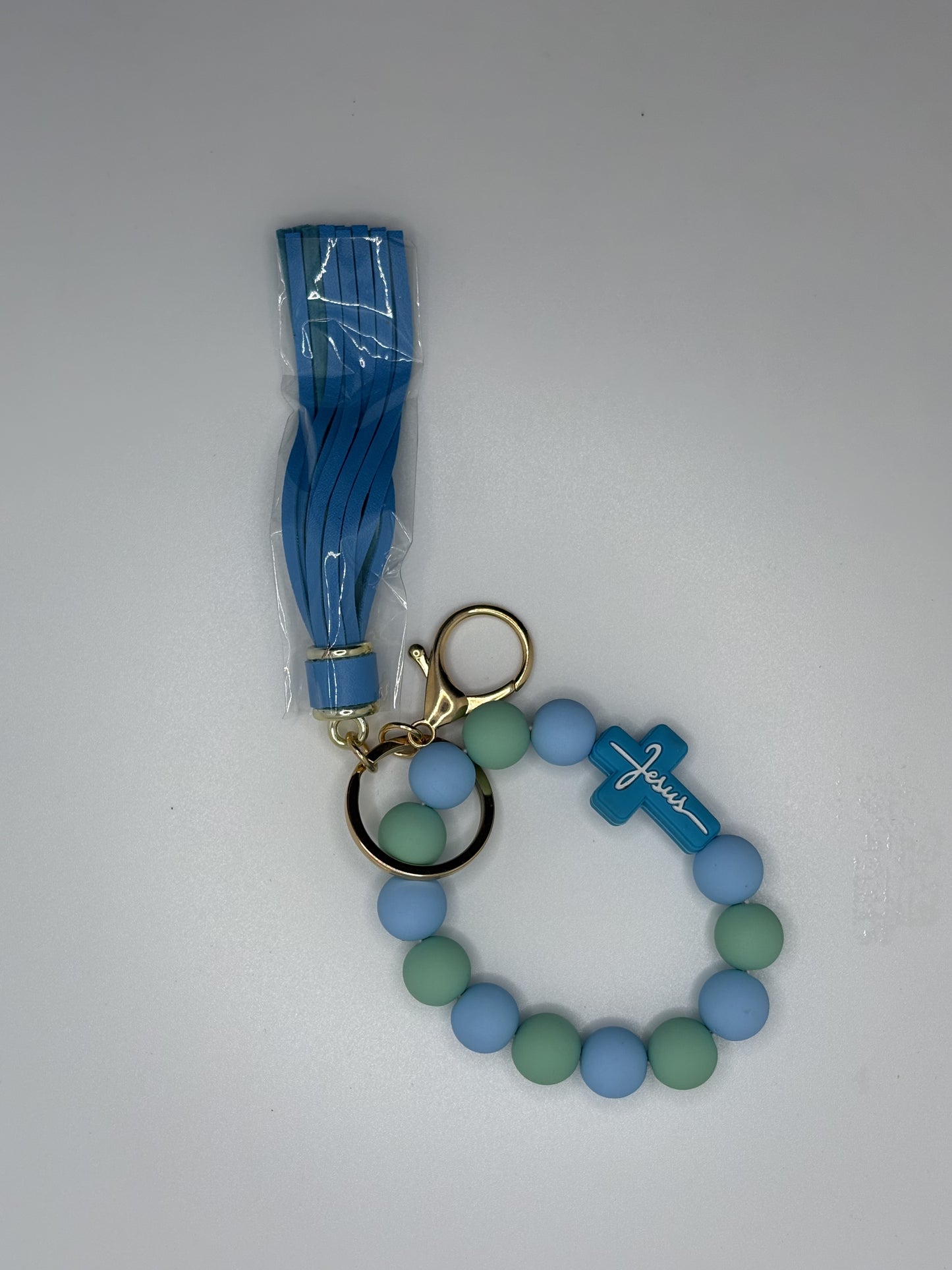 Cross “Jesus” Keychain