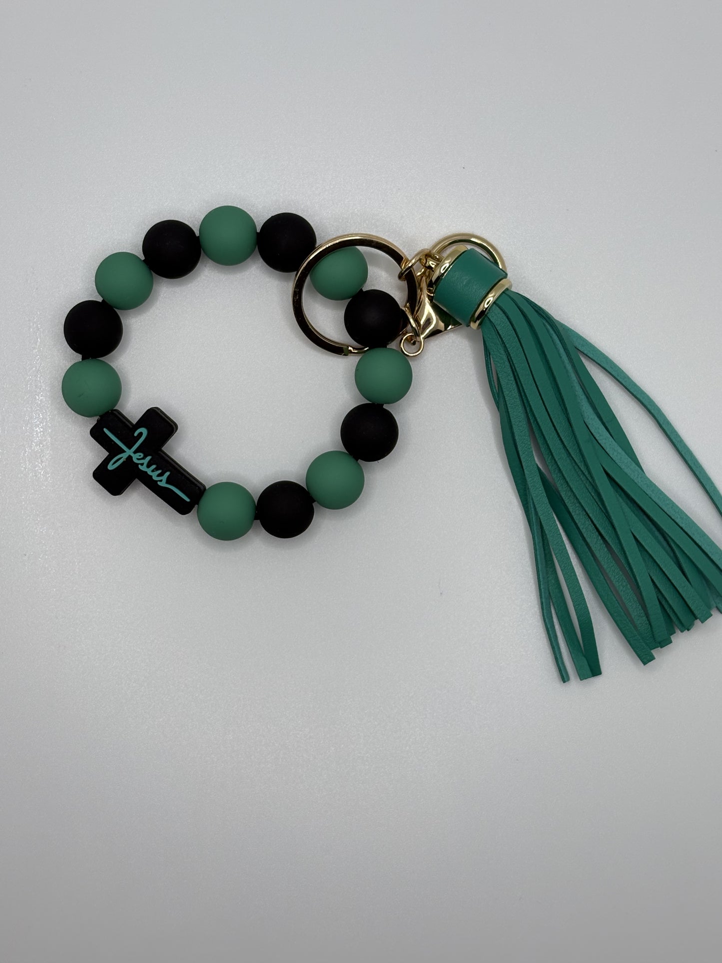 Cross “Jesus” Keychain