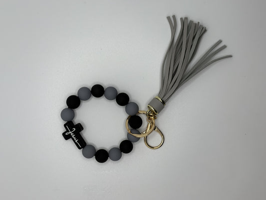 Cross “Jesus” Keychain