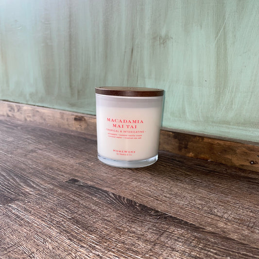 Macadamia Mai Tai 14oz HomeWorx Candle