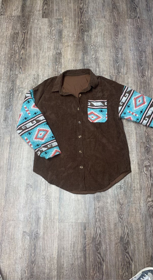 Crazy For Aztec Shacket